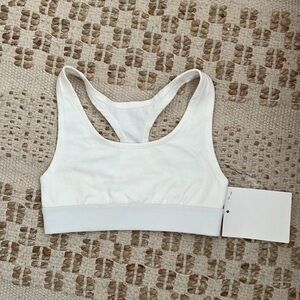 NEW Talentless White Sports Bra